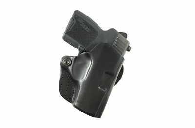 Mini Scabbard Holster RH OWB Leather GLK 17,22,31 Bl