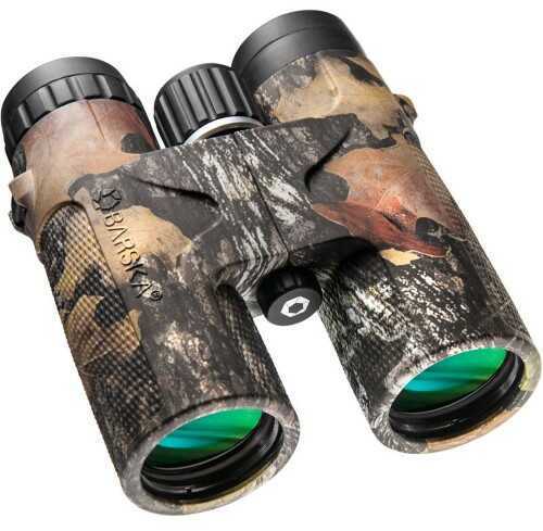 Barska Optics 10x42 WP Blackhawk Green Lens Binoculars in Mossy Oak AB11850