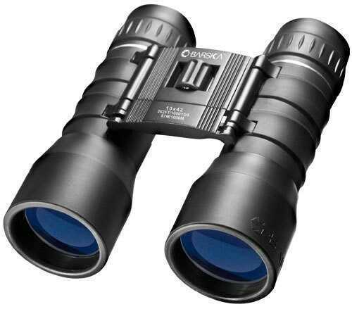 Barska Optics 10x42 Lucid View Blue Lens Compact Binoculars-Black AB11364