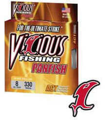 Vicious Fishing Vic Hi Vis Yellow 8# 330YDS