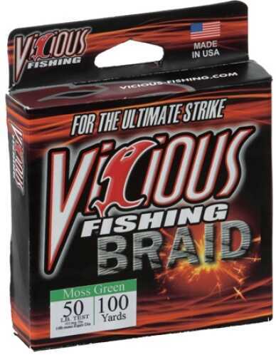 Vicious Fishing Vic Spectra Braid Moss Green 150YDS