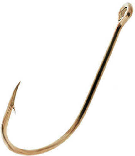 Eagle Claw Bronze Hook Plain SHook 50 Size1 84F-01