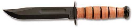 Ka-Bar US Military Fighting/Utility Knife U.S. Army, Straight Edge, With Leather Sheath 2-1220-8