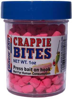 Magic Bait Crappie Bites Pink 1 Oz