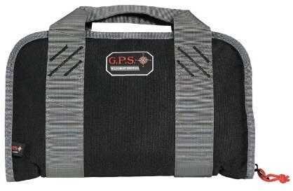 GPS Double Compact Pistol Case Black/Grey Nylon