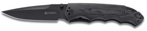 Columbia River CRKT Fire Spark Black Blade Knife 1050K