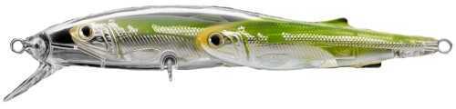 LIVETARGET Lures / Koppers Fishing and Tackle Corp BaitBall Glass Minnow Jerkbait 110 FW Silver/Green