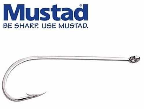Mustad Hooks Tinned OShn 10 Per Pack #1 3407-1