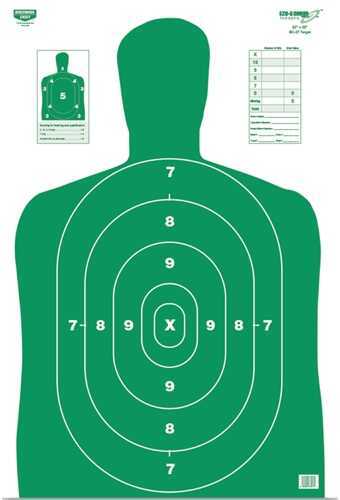 Birchwood Casey Eze-Scorer BC27 Green 12"x18" Paper-10 Targets 37204