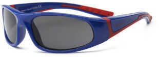 Real Kids Shades Navy/Red Flex Fit Pc Smoke Lens 4+ Sunglasses