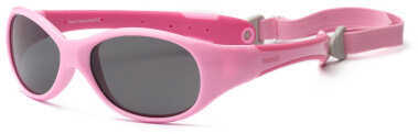Real Kids Shades Pink/Hot Pnk Flex Fit Removable Band Smoke Lens 4+