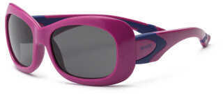 Real Kids Shades Purple/Navy Flex Fit Smoke Lens 7+ Sunglasses