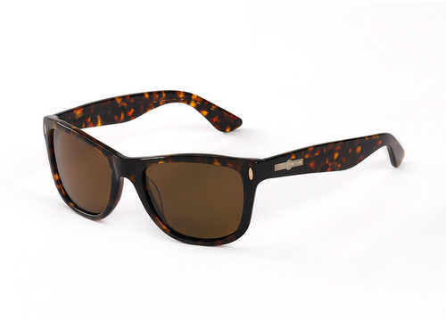 Hang Ten Gold The Wavefarer-Brown Demi Brown Lens Sunglasses