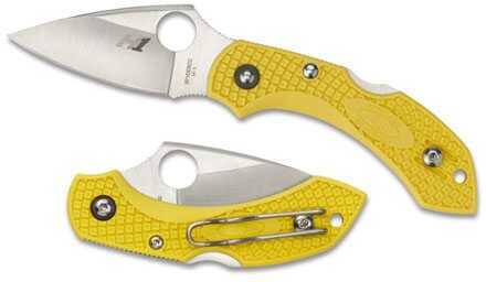 Spyderco Dragonfly2 Yellow FRN H-1 Plainedge Knife C28PYL2-img-0