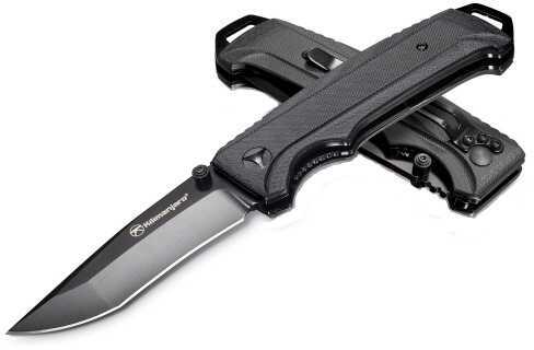 Kilimanjaro Gear Allatro 8" Recurve Folding Knife, Black Finish Md: 910019