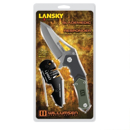 Lansky Sharpeners Responder Folding Knife With Blademedic Combo Pack Md: UTR7