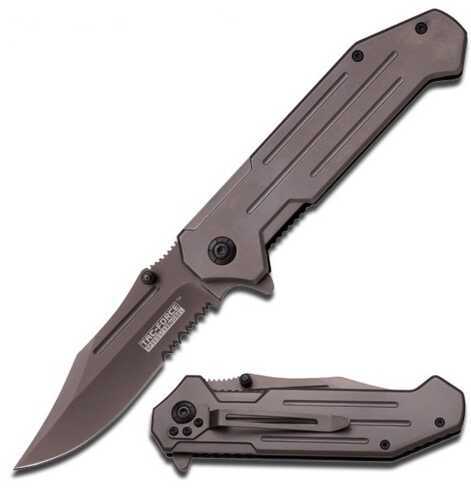 Tac Force 4.9" Folder Gray Ti-Coated Folding Knife TF-850GY