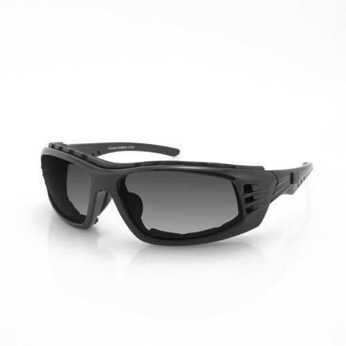 Bobster Eyewear Chamber Sunglasses-Black Frame With Smoked Lenses