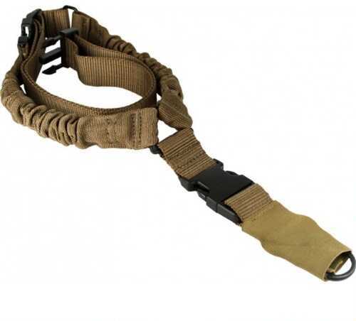 Aim Sports Inc. One Point Bungee Sling/Steel Clip/Sleeve-Tan AOPS01T