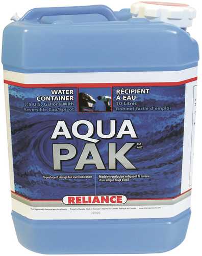 Reliance Water-Pak Container 2.5 Gallon