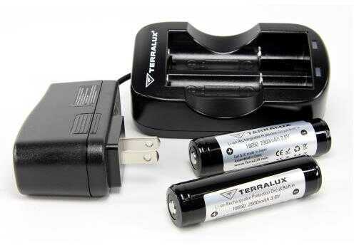 TerraLUX 18650 Batteries And Charger Kit
