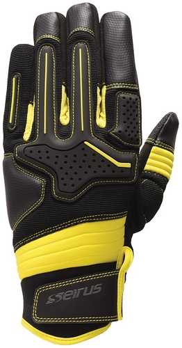 Seirus HWS Workman Dakota Glove Men Black-Yellow - Medium