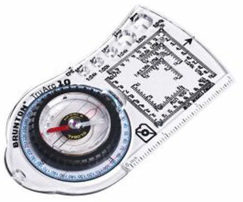 Brunton TruArc5 Baseplate Compass Global Needle MapMagnifier MN# F-TRUARC5
