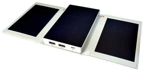SolPro Helios Smart Solar Powered Charger 5000mAh Battery - White