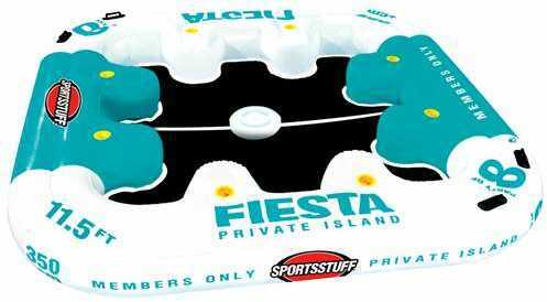 Sportsstuff Fiesta Island Inflatable Eight Person Lounge