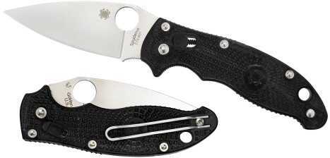 Spyderco Manix2 Black FRCP PlainEdge C101PBK2