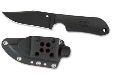 Spyderco Street Beat Lightweight 3.5" Fixed Blade Knife Plain Edge VG-10 Kraton Handle FB15PBBK