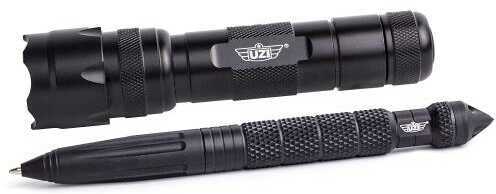 UZI Tactical Pen And Flashlight Combo Set
