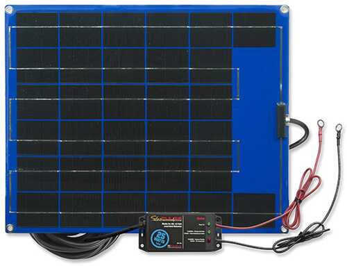 PulseTech 12-Volt Solar Charger Maintainer 25-Watt