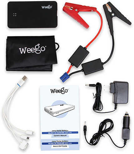 Weego Power JS6 6000mAh Jump Starter Standard Battery Pack 4 Car