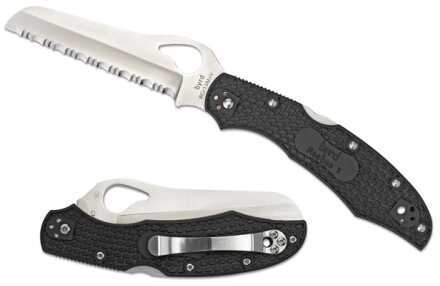 Spyderco Byrd Cara Cara2 Rescue Black FRN Serrated Edge BY17SBK2