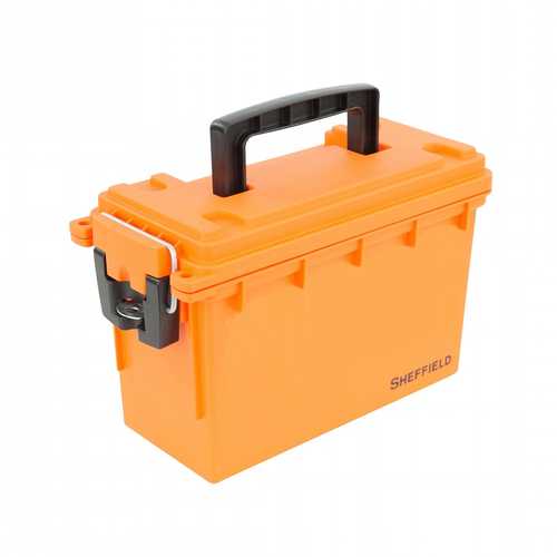 Sheffield Field/Ammo Box Safety Orange Made In USA