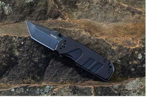 Smith Campaign Folder 2.78 in Black Blade G-10 Handle