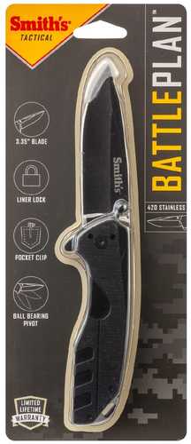 Smith BattlePlan Black Tactical Knife