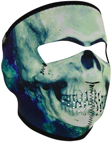 ZanHeadgear Neoprene Full Face Mask Paint Skull