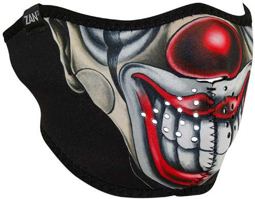 ZanHeadgear Neoprene Half Face Mask Chicano Clown