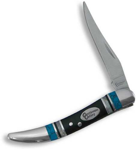 Cattleman Cheyenne Toothpick Folder 2.5 in Blade Bluestone