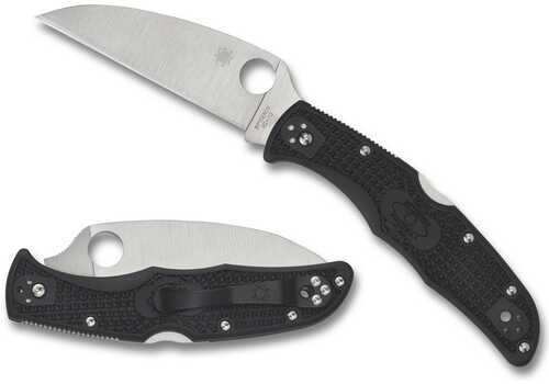 Spyderco Endura 4 Folder 3.8 in Wharncliffe Plain Black FRN