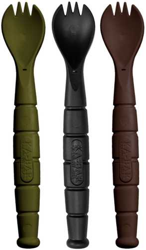 KA-BAR Mil-Spec SPORK/Knife 3 Pack OD Green/Black/Brown