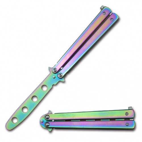 Impulse Product Butterfly Trainer Rainbow Handle and Blade