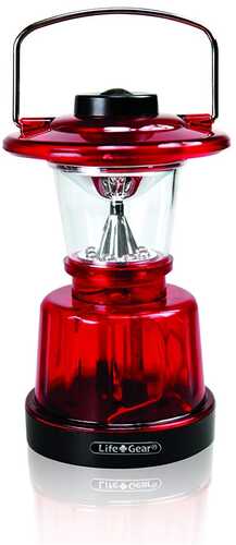 Life Gear Red Glow 60 Lumen Lantern model: AA16-60367-RED