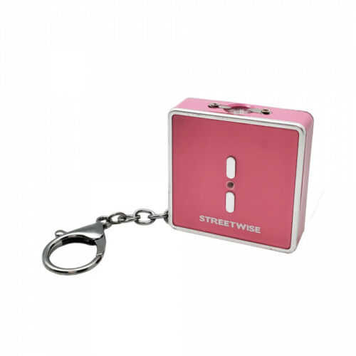 Cutting Edge Square Off 26m Keychain Stun Gun Pink