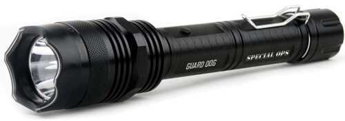 Guard Dog Security Special Ops Tactical Flashlight Concealed Stun Gun Black