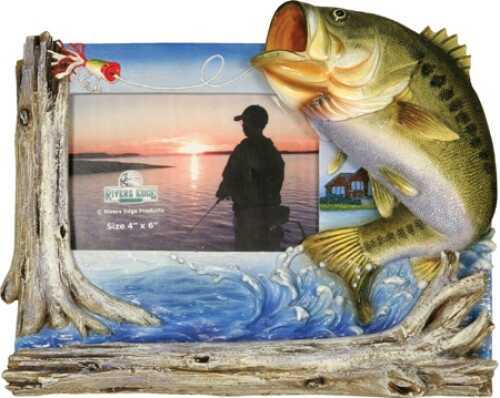 Rivers Edge Products 4"X6" Bass Picture Frame 470