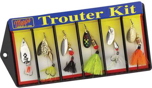 Mepps Trouter Kit - Plain And Dressed Lure Assortment