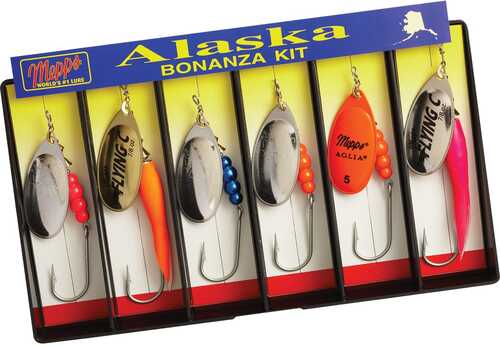 Mepps Alaska Bonanza Kit - Plain Single Hook Lure Assortment